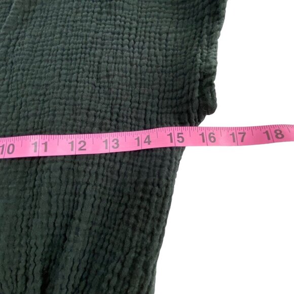 MARINE LAYER Women Maddie Wrap Gauze Dress SZ XS Black Cap Sleeves Summer 10-13 - Picture 8 of 15